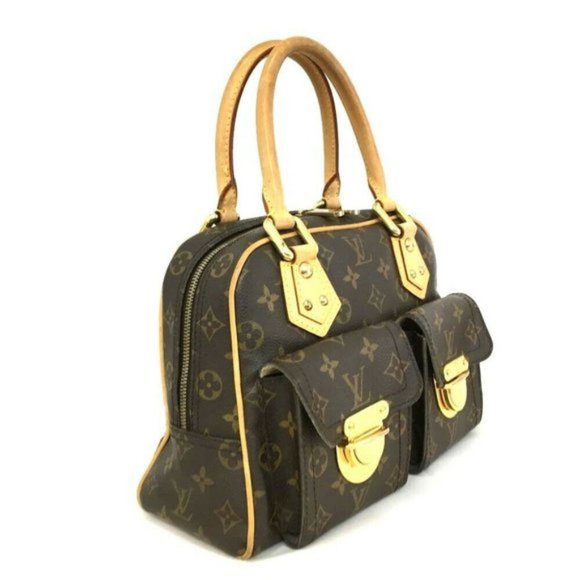 Auth Louis Vuitton Monogram Manhattan PM Hand Bag - Picture 4 of 12